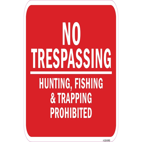 Signmission Safety Sign, 12 in Height, Aluminum, 24953 A-1218-24953 - main